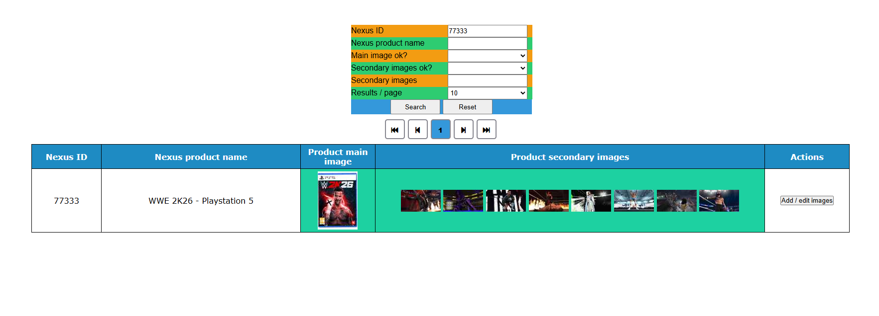 Listă comenzi centralizată